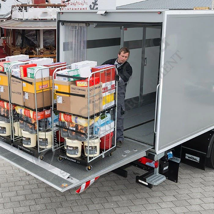 two-sided roll cage trolley